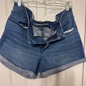 Universal Thread Blue Jean Shorts with Cuffed Hem